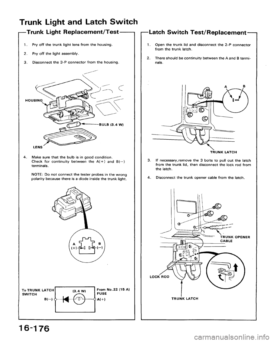 HONDA ACCORD 1994 CB / 4.G Workshop Manual HONDA ACCORD 1994 CB / 4.G Workshop Manual