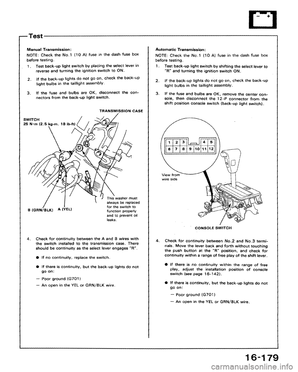 HONDA ACCORD 1994 CB / 4.G Workshop Manual HONDA ACCORD 1994 CB / 4.G Workshop Manual