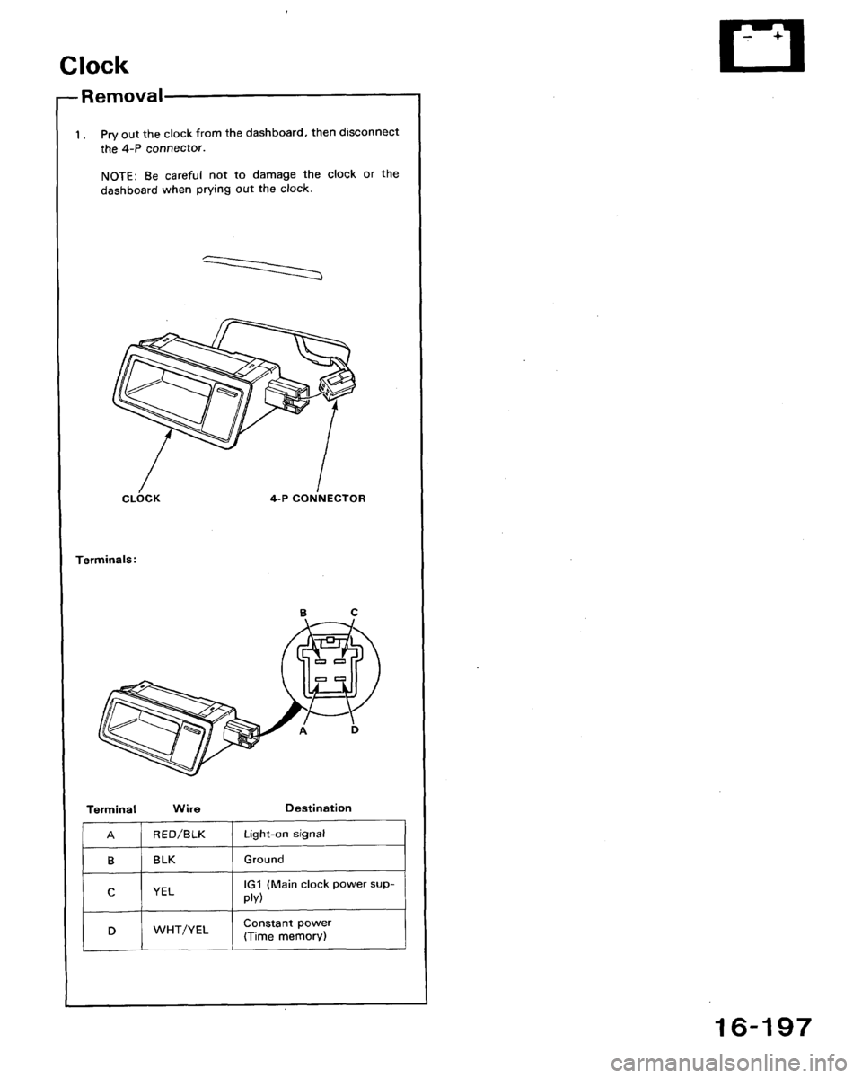 HONDA ACCORD 1994 CB / 4.G Workshop Manual 