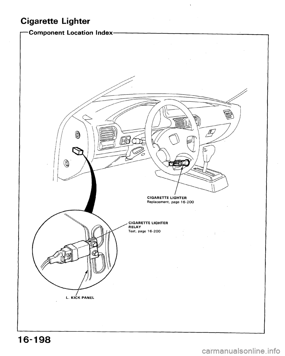 HONDA ACCORD 1994 CB / 4.G Workshop Manual HONDA ACCORD 1994 CB / 4.G Workshop Manual