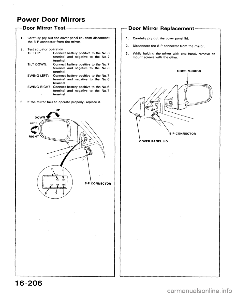 HONDA ACCORD 1994 CB / 4.G Workshop Manual 