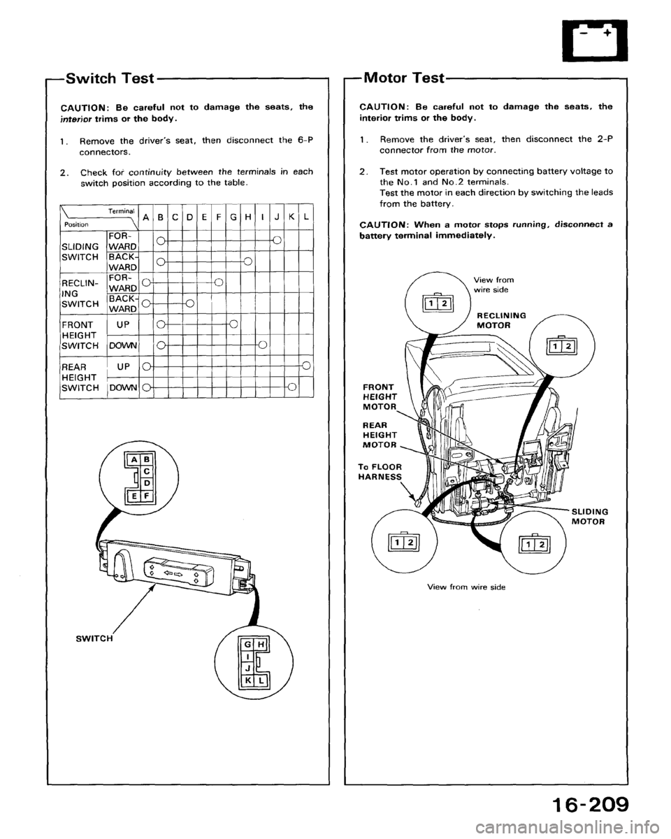 HONDA ACCORD 1994 CB / 4.G Workshop Manual 