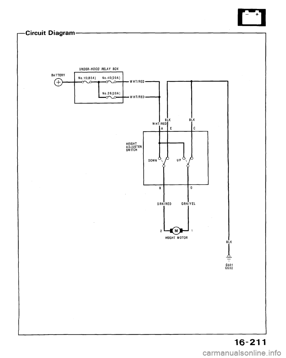 HONDA ACCORD 1994 CB / 4.G Workshop Manual 