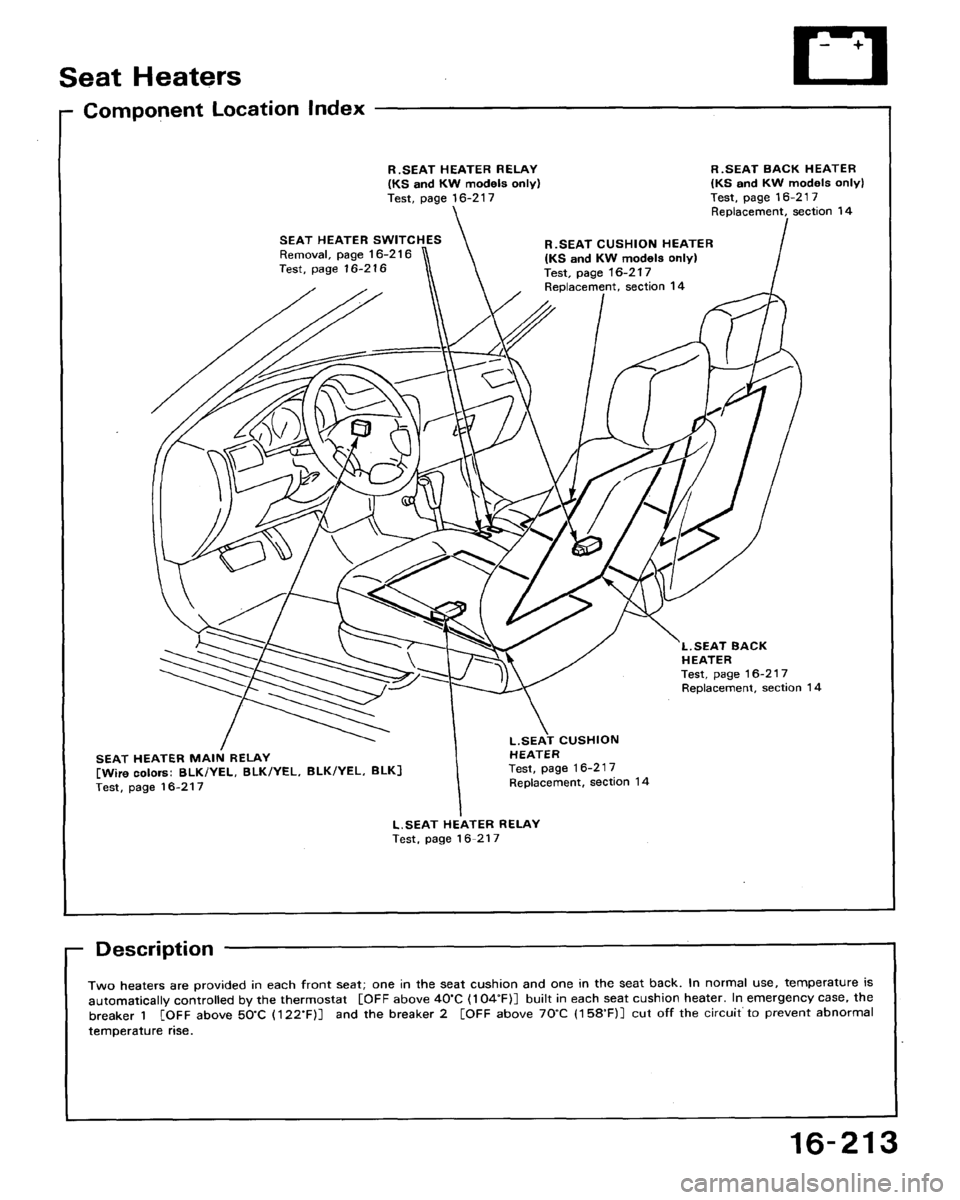 HONDA ACCORD 1990 CB / 4.G Workshop Manual HONDA ACCORD 1990 CB / 4.G Workshop Manual
