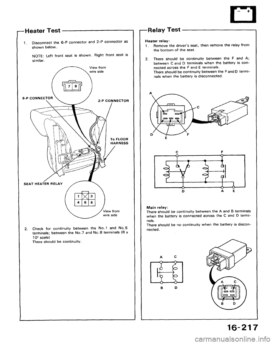 HONDA ACCORD 1994 CB / 4.G Workshop Manual 