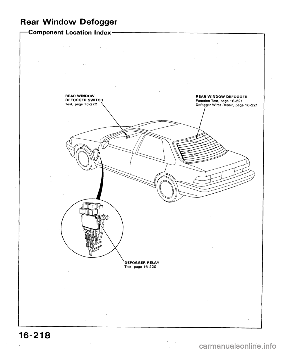 HONDA ACCORD 1994 CB / 4.G Workshop Manual 