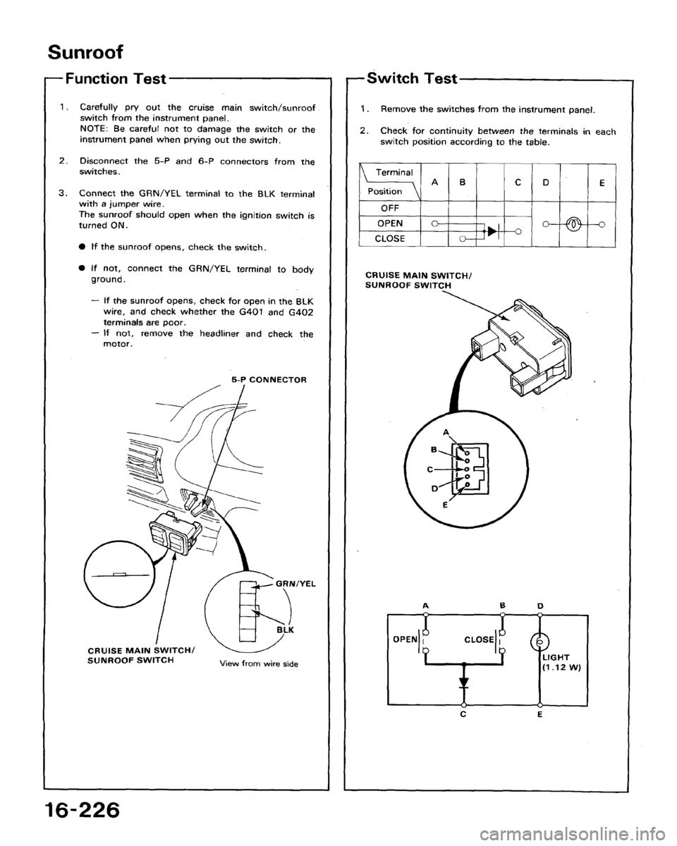 HONDA ACCORD 1992 CB / 4.G Workshop Manual 