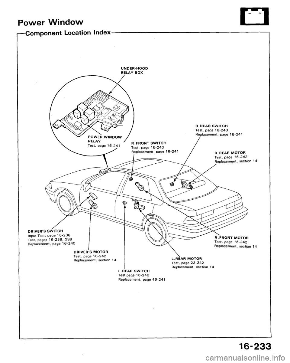 HONDA ACCORD 1994 CB / 4.G Workshop Manual 