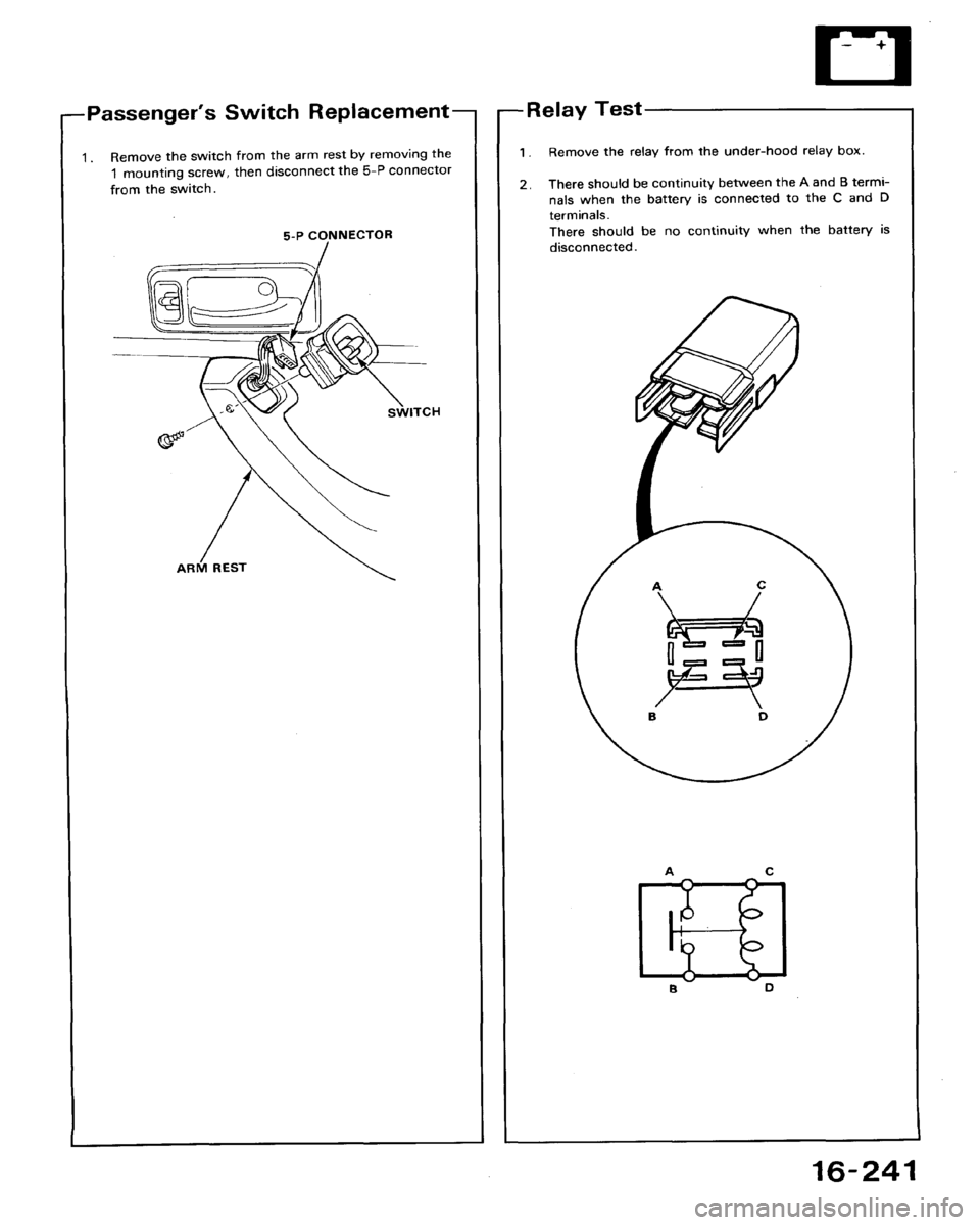 HONDA ACCORD 1994 CB / 4.G Workshop Manual 