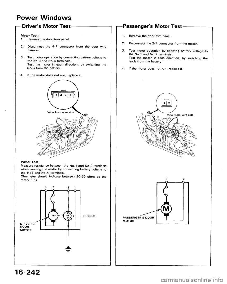 HONDA ACCORD 1994 CB / 4.G Workshop Manual 