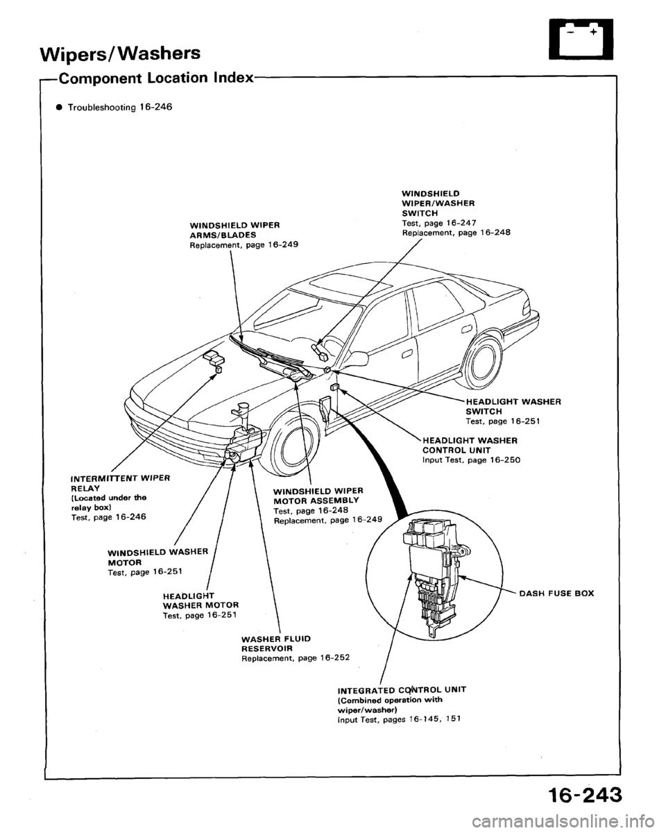 HONDA ACCORD 1994 CB / 4.G Workshop Manual 