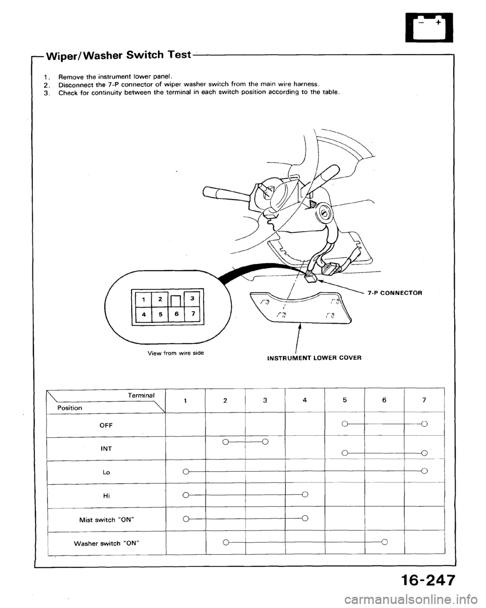 HONDA ACCORD 1994 CB / 4.G Workshop Manual 