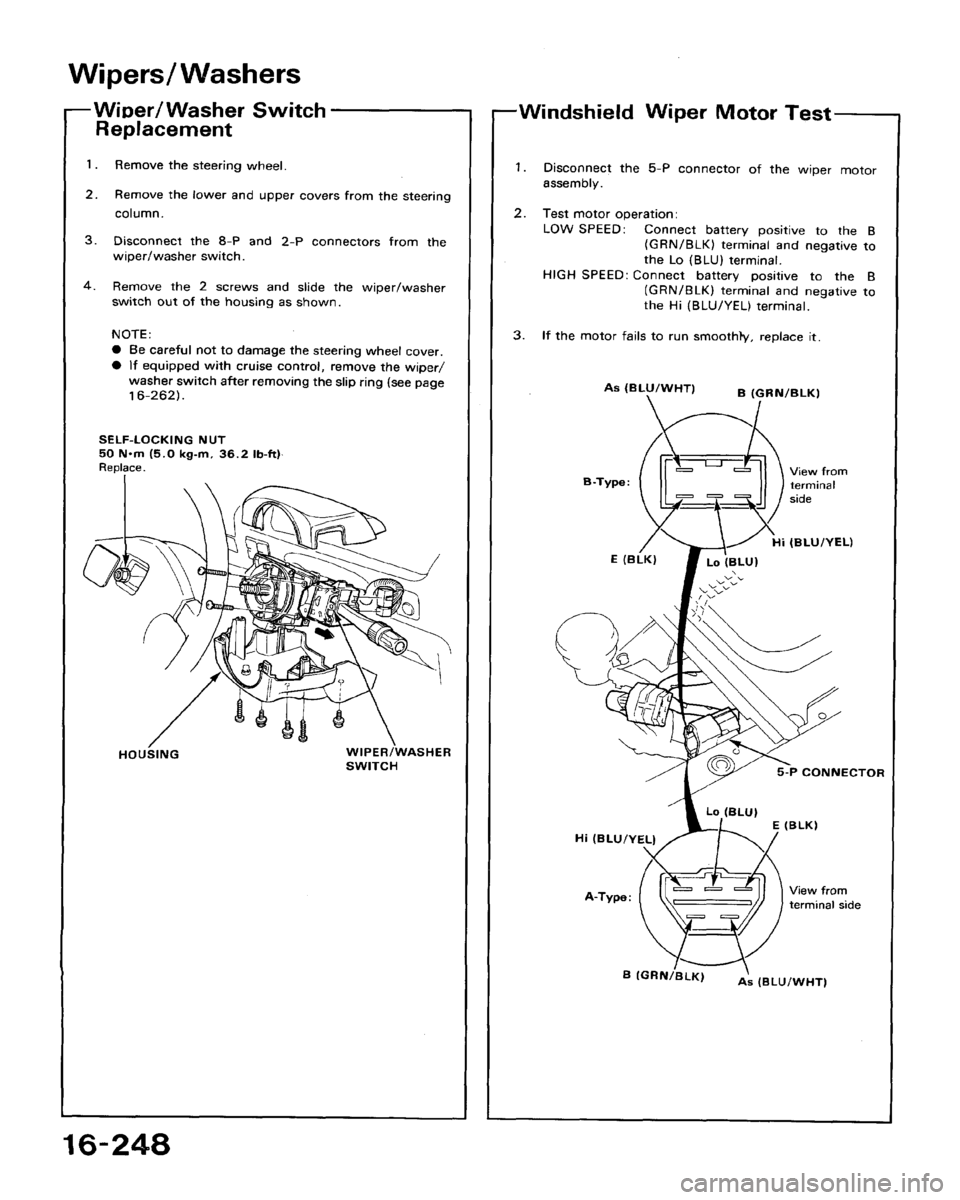 HONDA ACCORD 1994 CB / 4.G Workshop Manual 