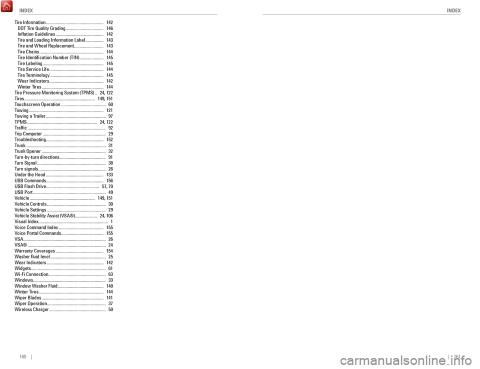 HONDA ACCORD COUPE 2017 9.G Quick Guide 160    ||    161
       INDEX
INDEX
Tire Information .....................................................   142
DoT T ire Quality Grading ...................................   146
Inflation Guideline