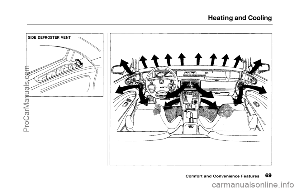 HONDA PRELUDE 1992 Repair Manual
Heating and Cooling
Comfort and Convenience Features
SIDE DEFROSTER VENTProCarManuals.comMain Menu Table of Contents s t HONDA PRELUDE 1992 Repair Manual
Heating and Cooling
Comfort and Convenience Features
SIDE DEFROSTER VENTProCarManuals.comMain Menu Table of Contents s t