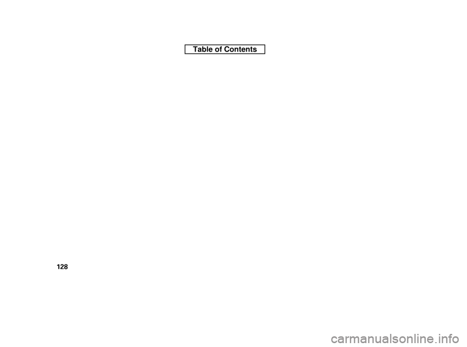 HONDA CR-V 2010 RD1-RD5, RE7 / 3.G Owners Manual 128
Table of Contents 