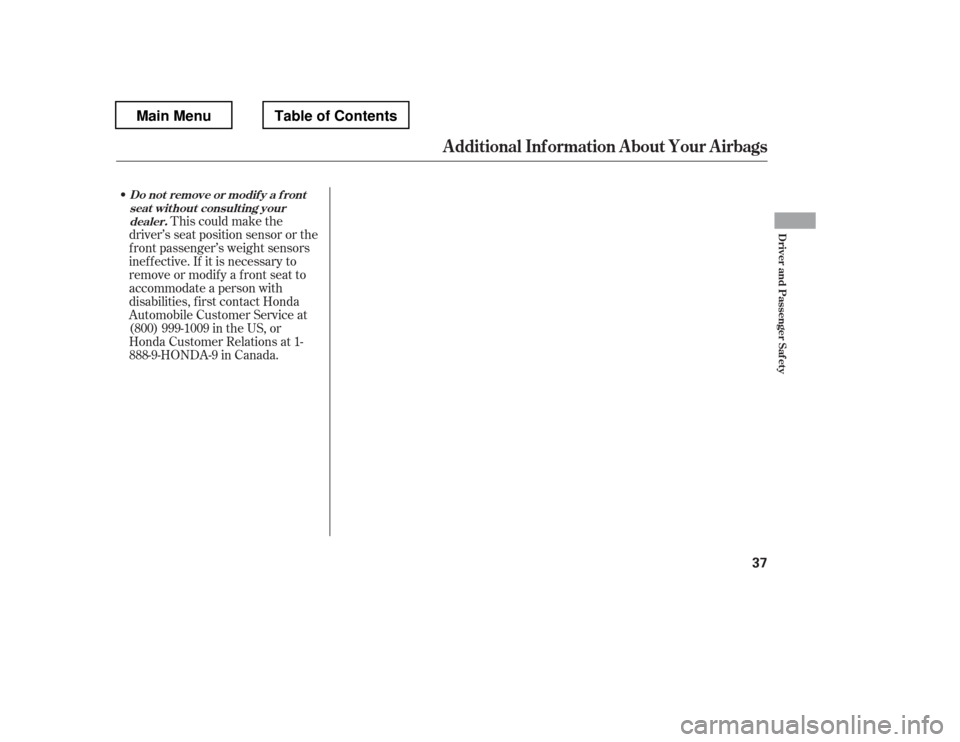 HONDA PILOT 2012 2.G Service Manual This could make the
driver