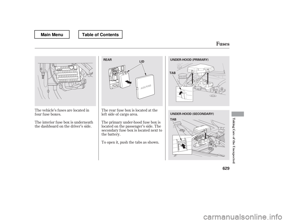 HONDA PILOT 2012 2.G Owners Manual The vehicle