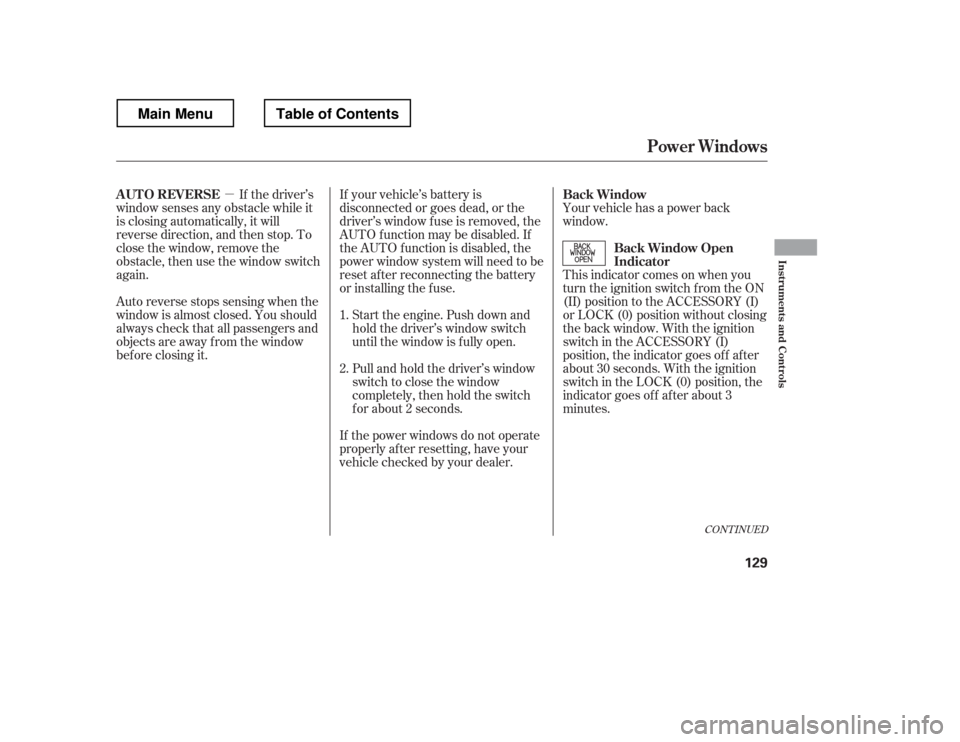 HONDA RIDGELINE 2012 1.G Owners Manual µIf the driver