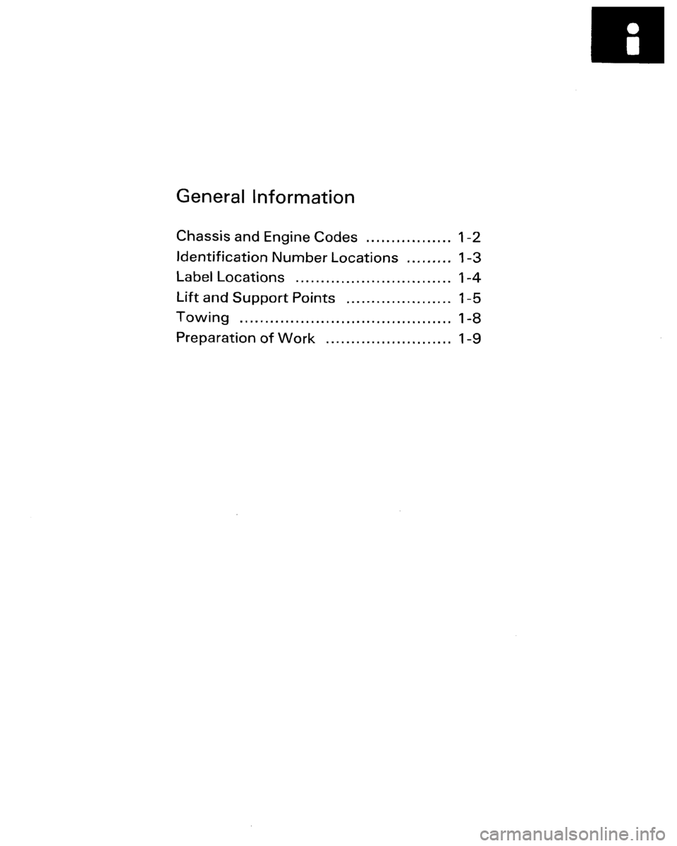 HONDA ACCORD 1986 CA / 3.G Workshop Manual HONDA ACCORD 1986 CA / 3.G Workshop Manual