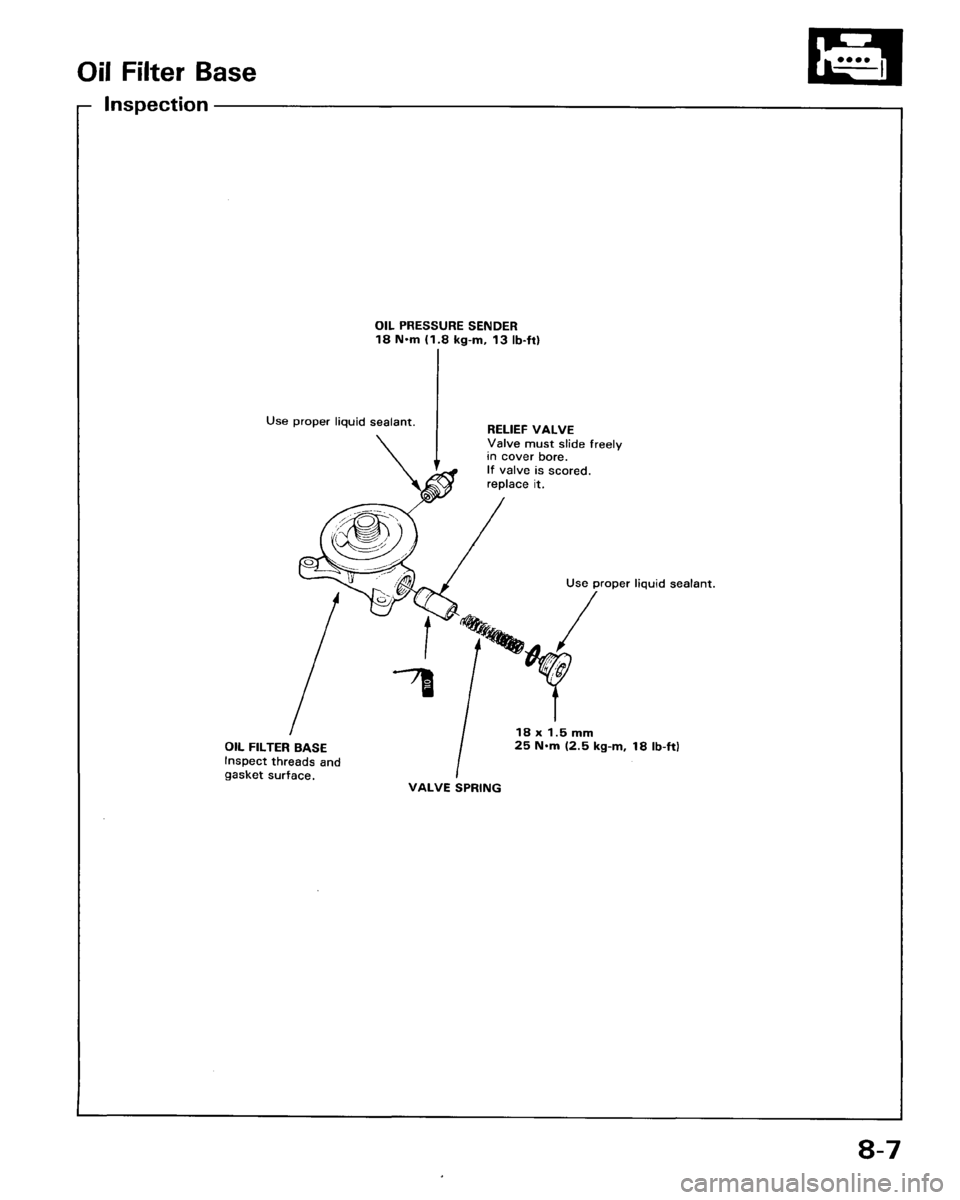 HONDA ACCORD 1986 CA / 3.G Workshop Manual 