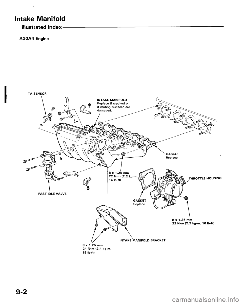 HONDA ACCORD 1986 CA / 3.G Workshop Manual 