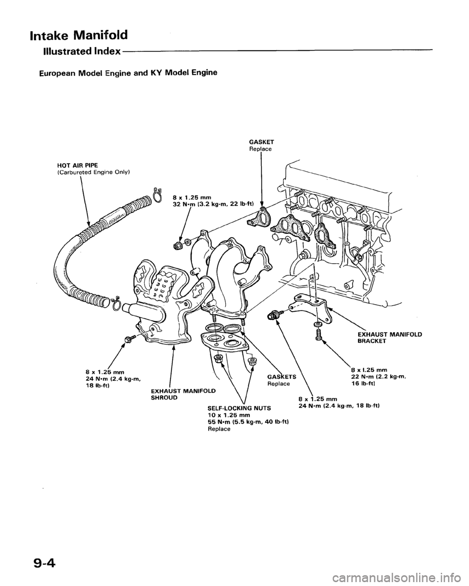 HONDA ACCORD 1986 CA / 3.G Workshop Manual 