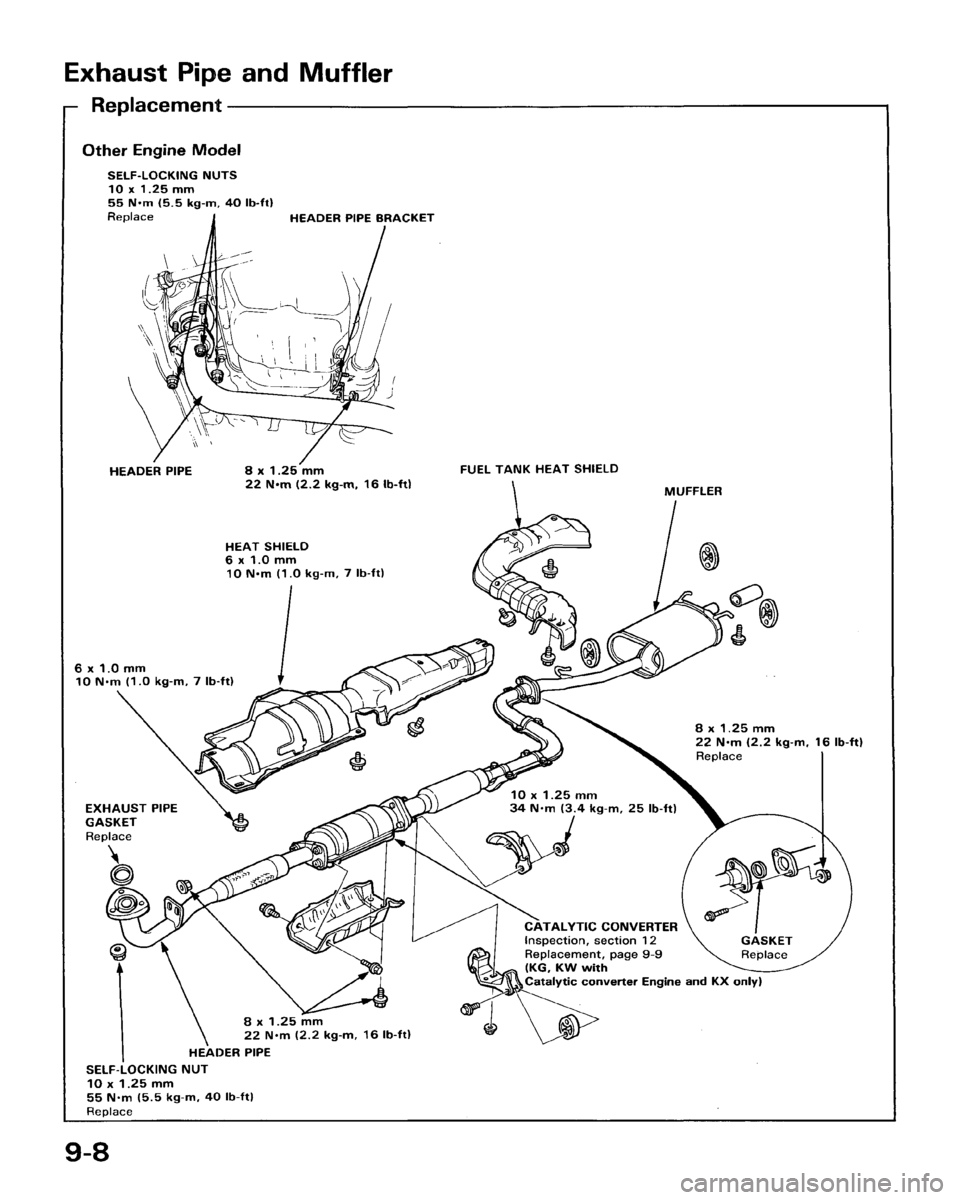 HONDA ACCORD 1986 CA / 3.G Workshop Manual 