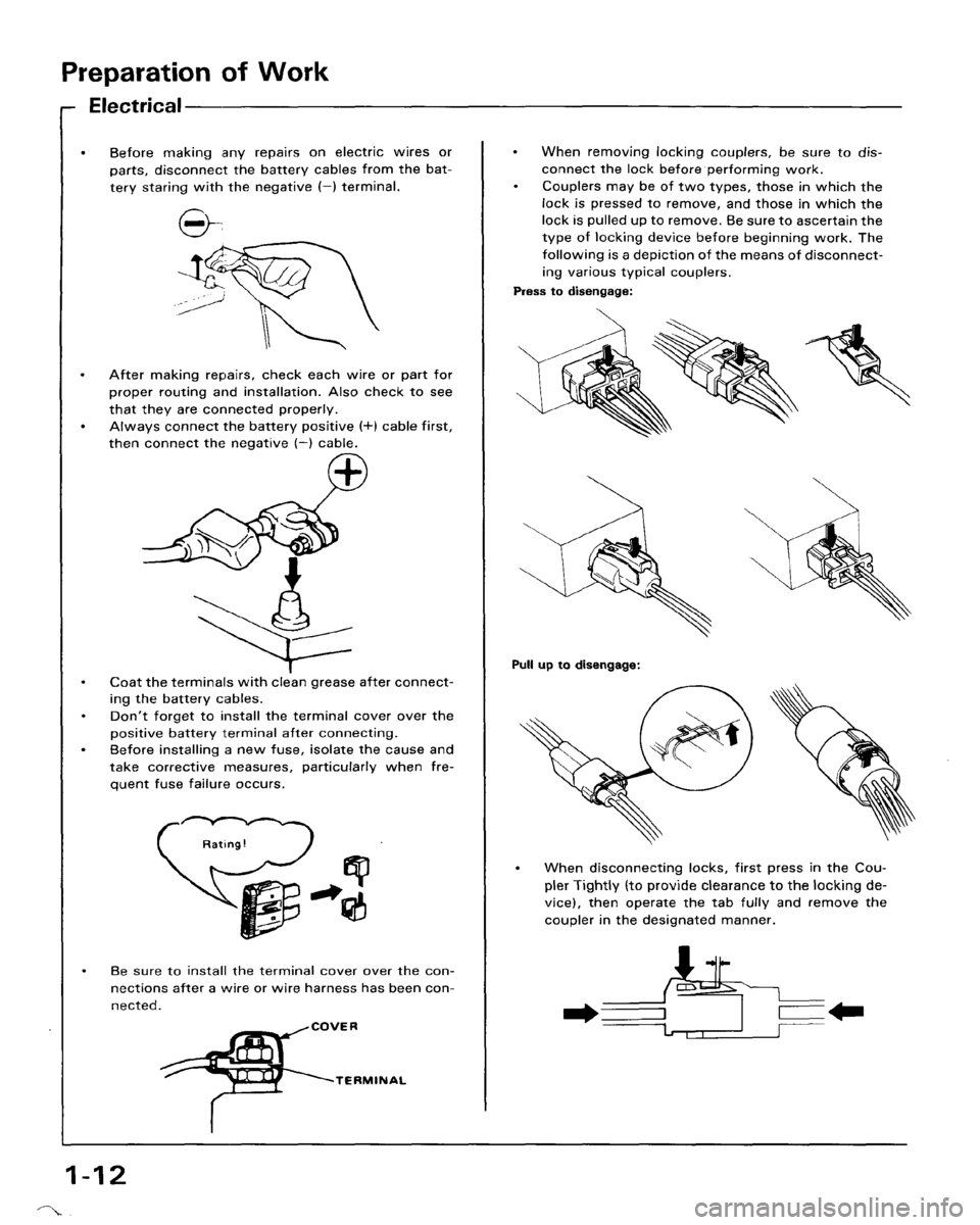 HONDA ACCORD 1986 CA / 3.G User Guide 