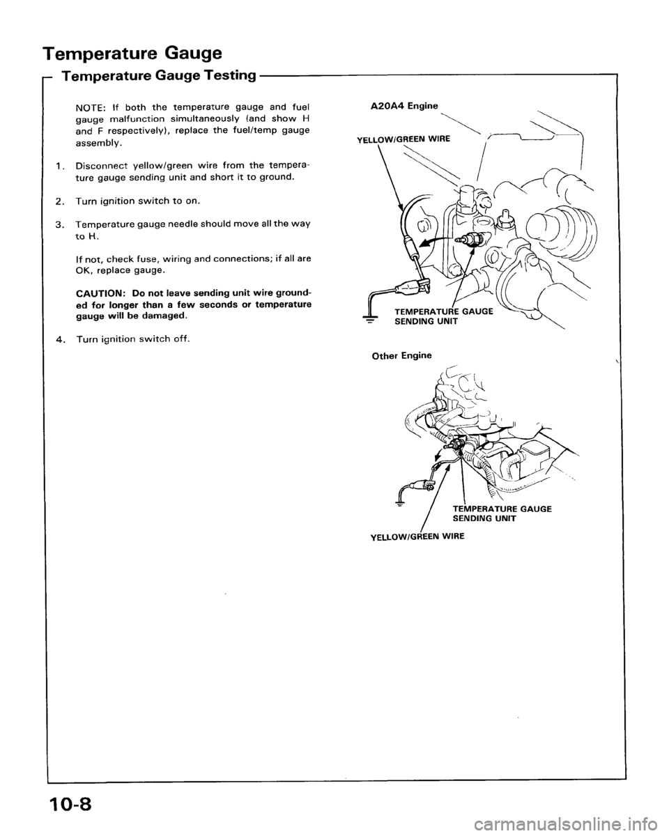HONDA ACCORD 1986 CA / 3.G Workshop Manual 