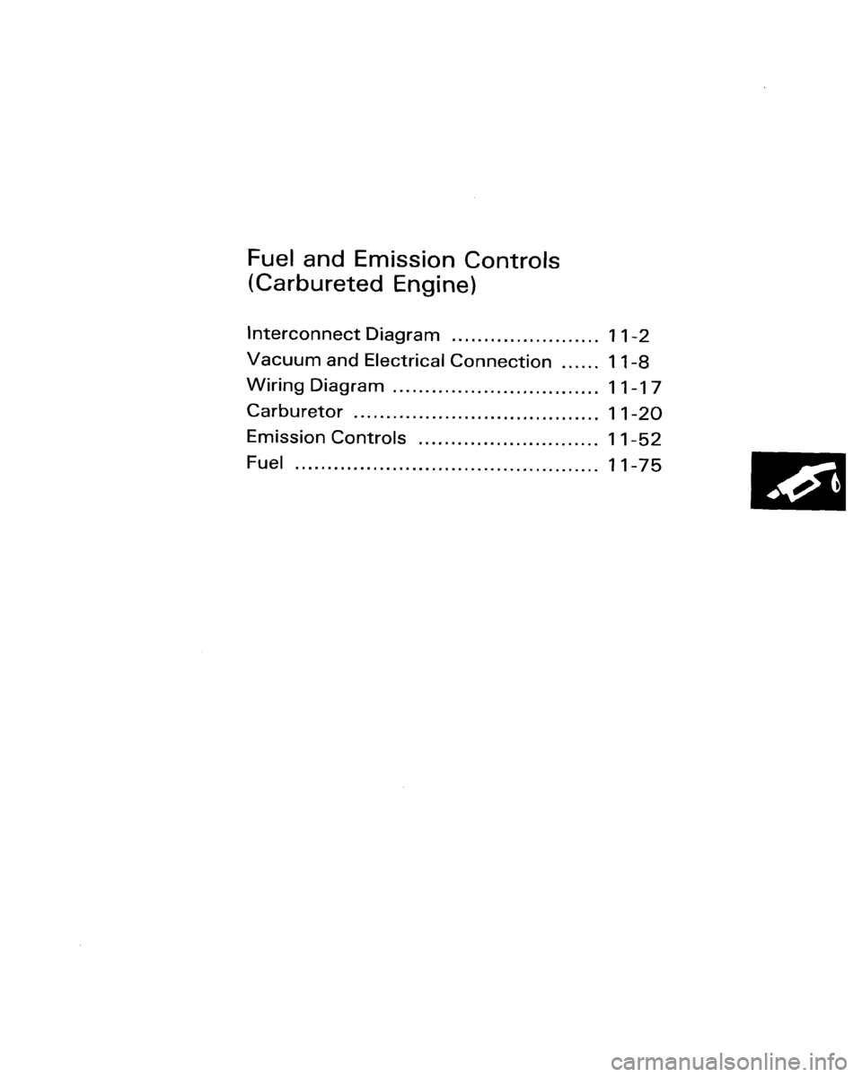 HONDA ACCORD 1986 CA / 3.G Workshop Manual 