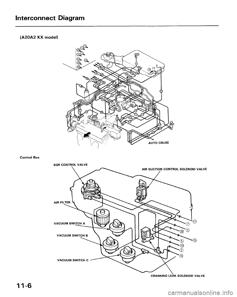 HONDA ACCORD 1986 CA / 3.G Workshop Manual 
