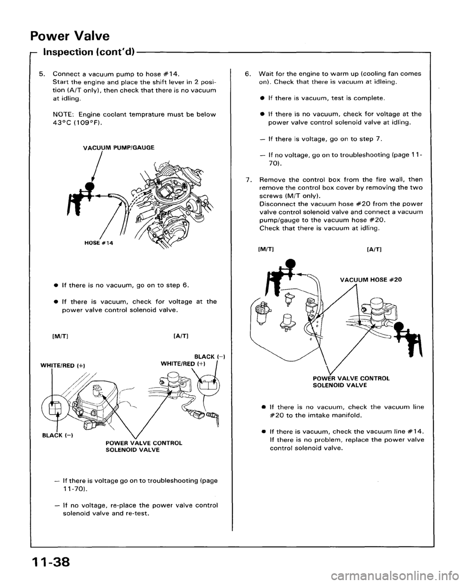 HONDA ACCORD 1986 CA / 3.G Workshop Manual 