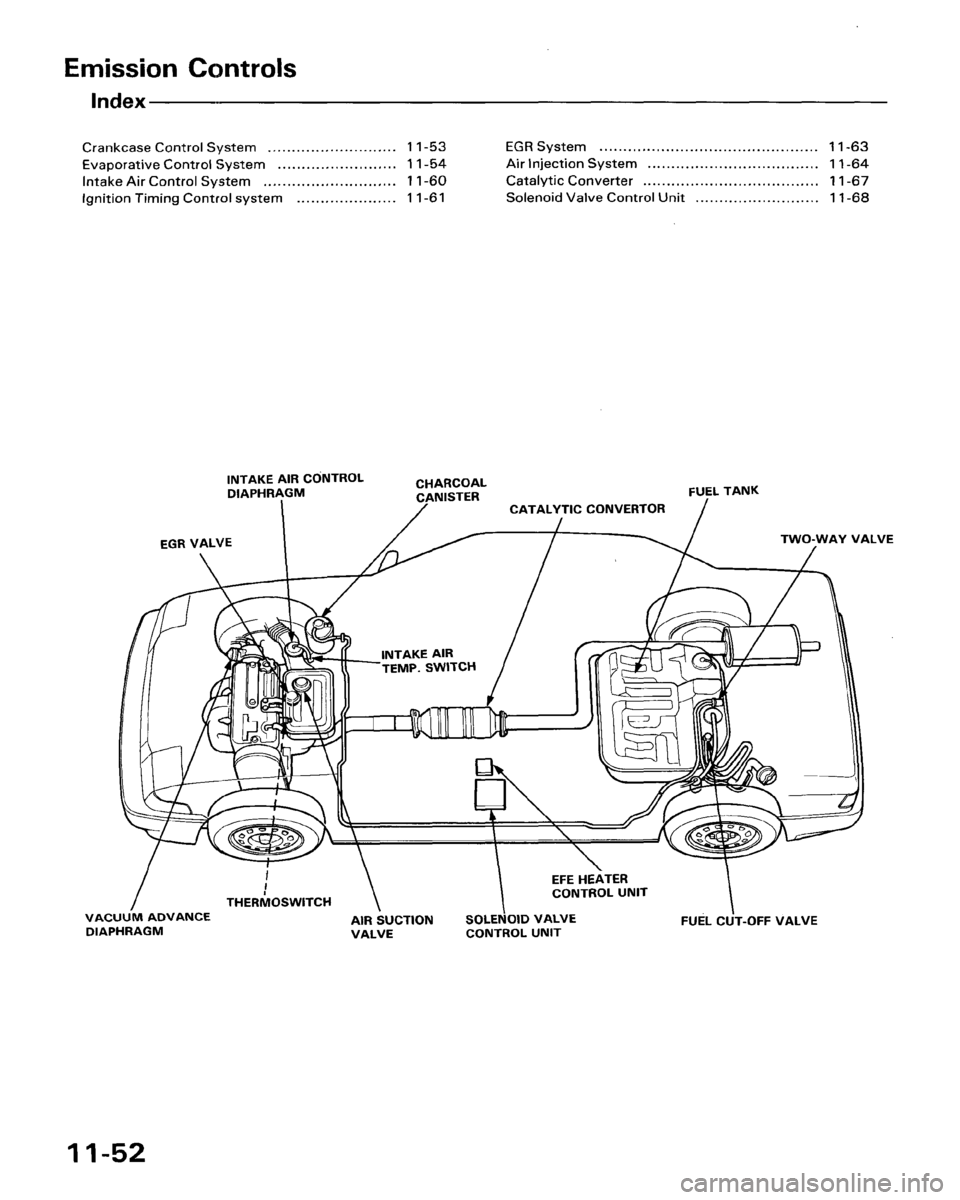 HONDA ACCORD 1986 CA / 3.G Workshop Manual 