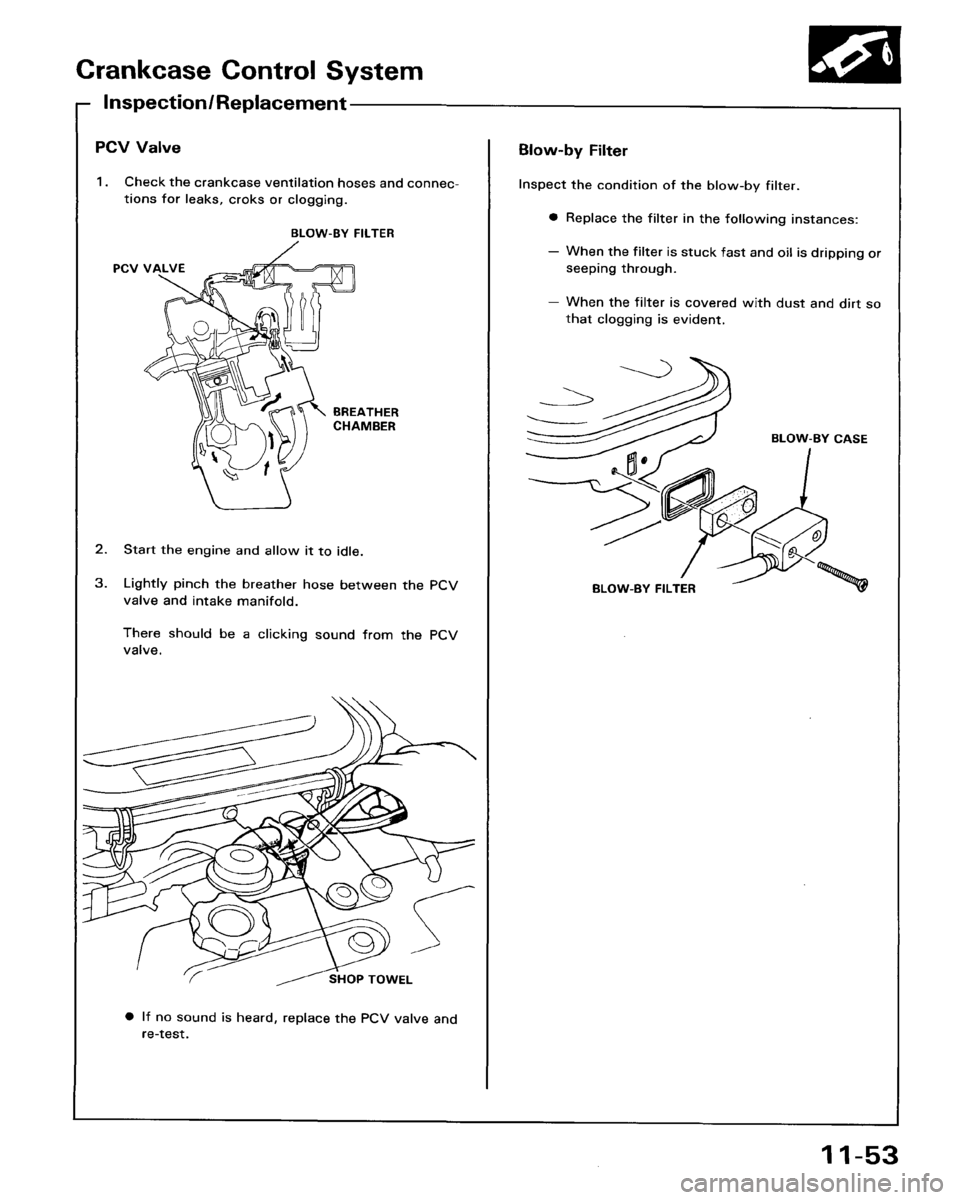 HONDA ACCORD 1986 CA / 3.G Workshop Manual 
