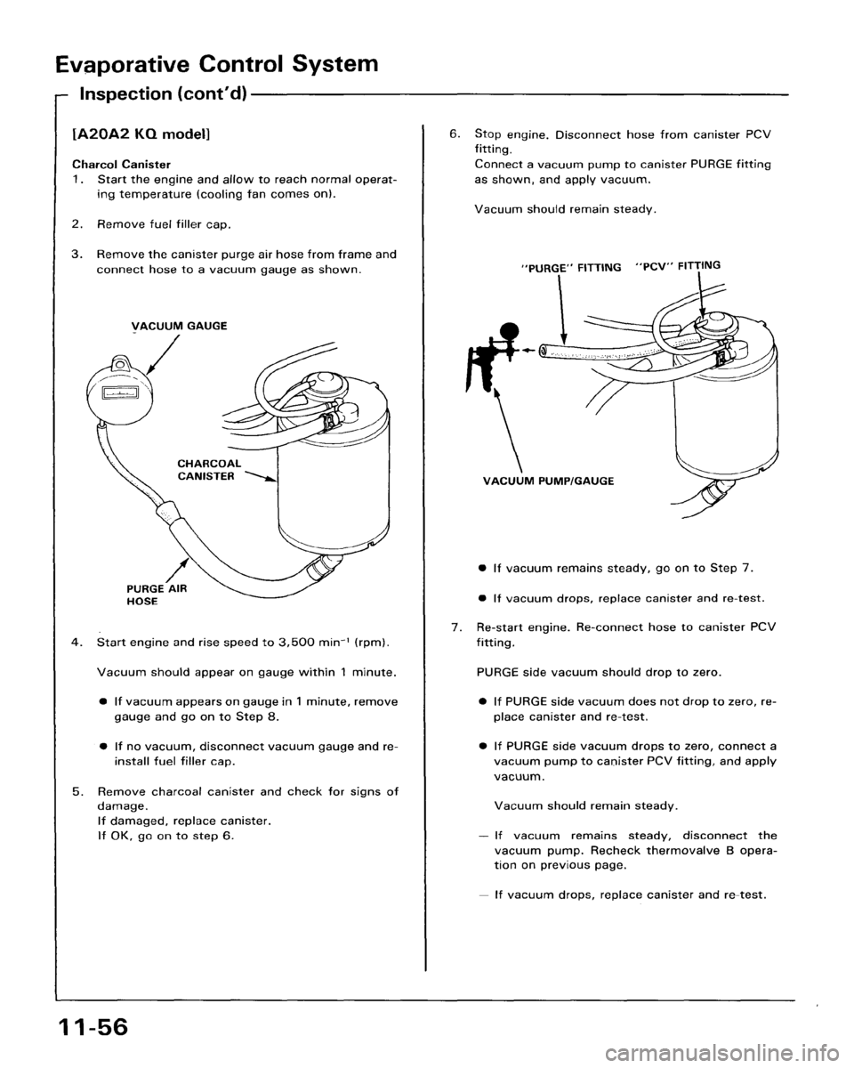 HONDA ACCORD 1986 CA / 3.G Workshop Manual 