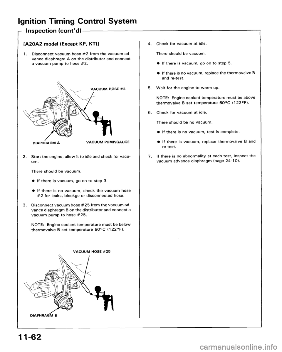 HONDA ACCORD 1986 CA / 3.G Workshop Manual 