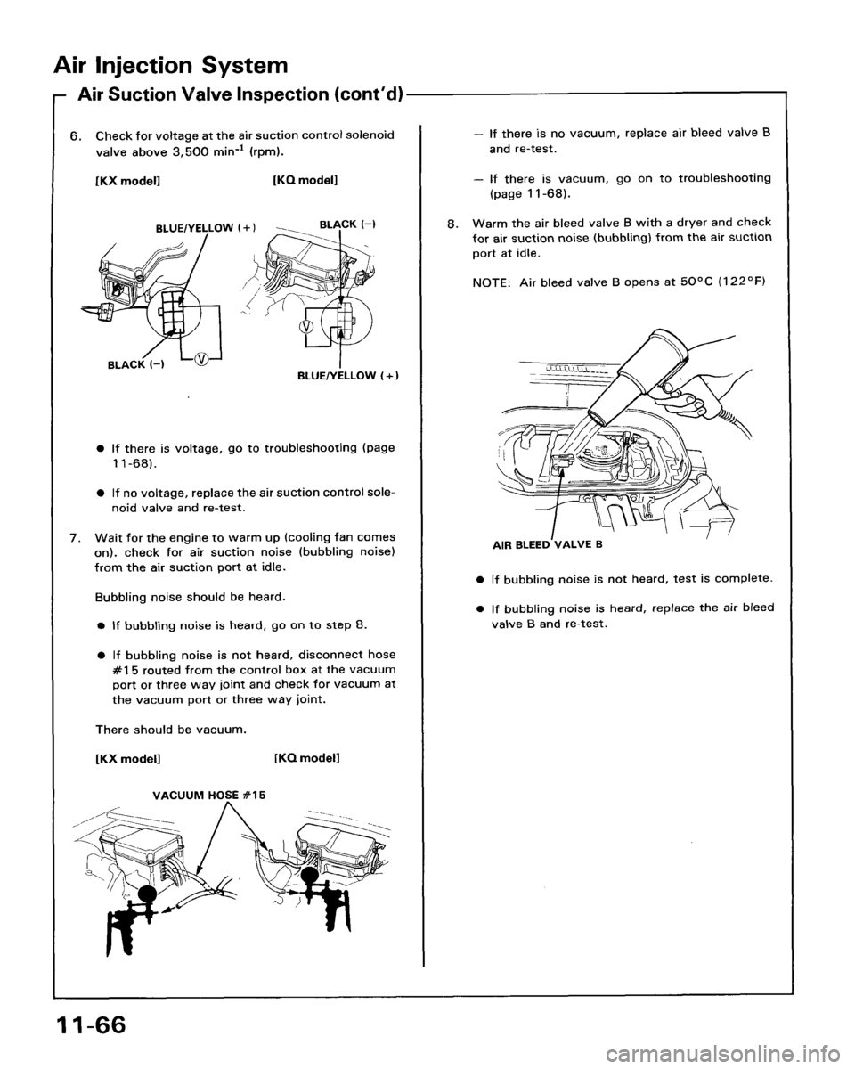 HONDA ACCORD 1986 CA / 3.G Workshop Manual 