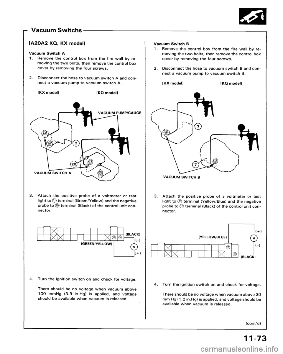 HONDA ACCORD 1986 CA / 3.G Workshop Manual 