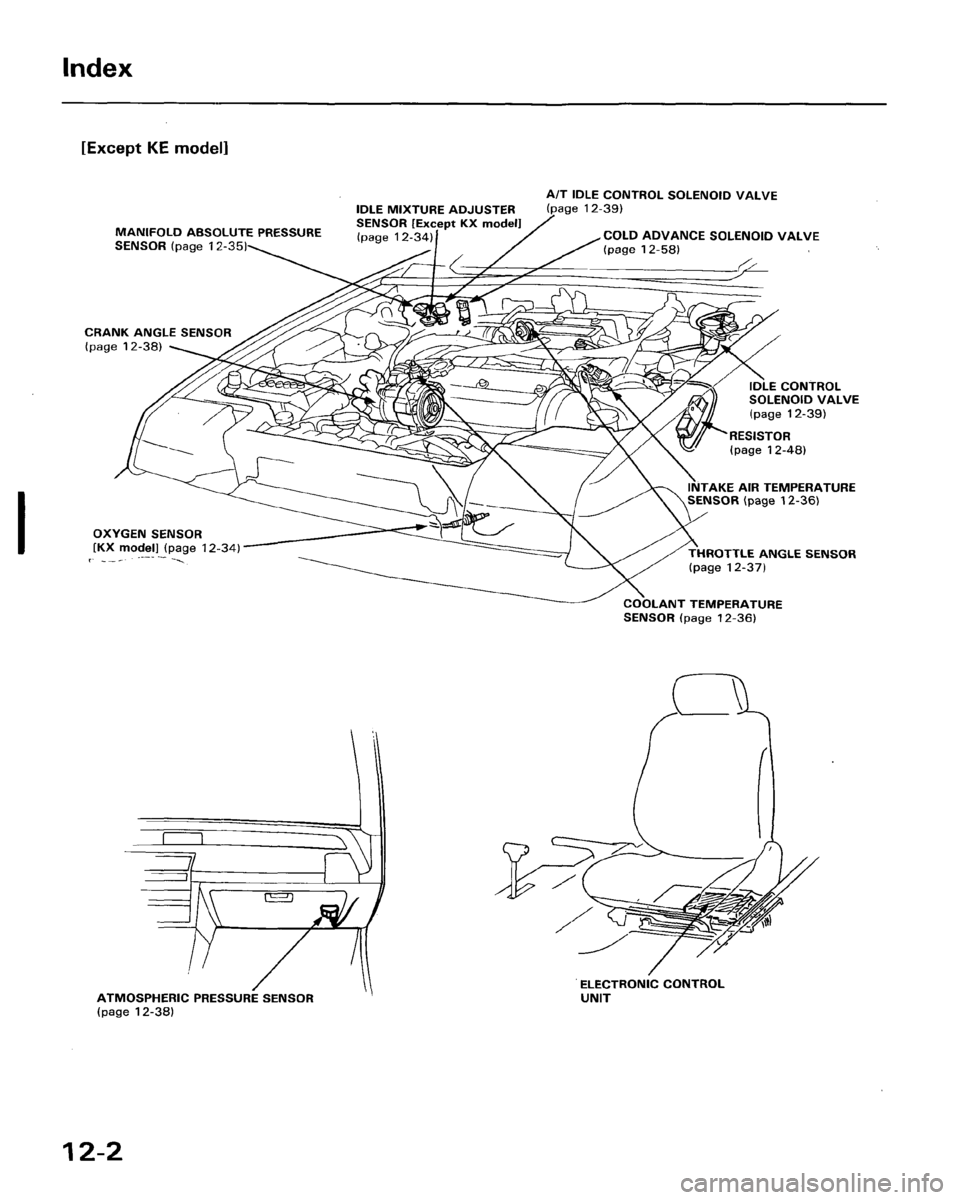 HONDA ACCORD 1986 CA / 3.G Workshop Manual 