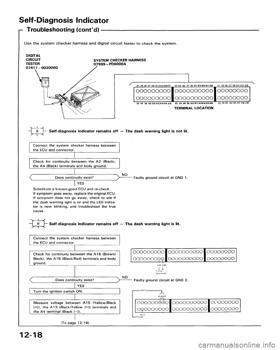 HONDA ACCORD 1986 CA / 3.G Workshop Manual 