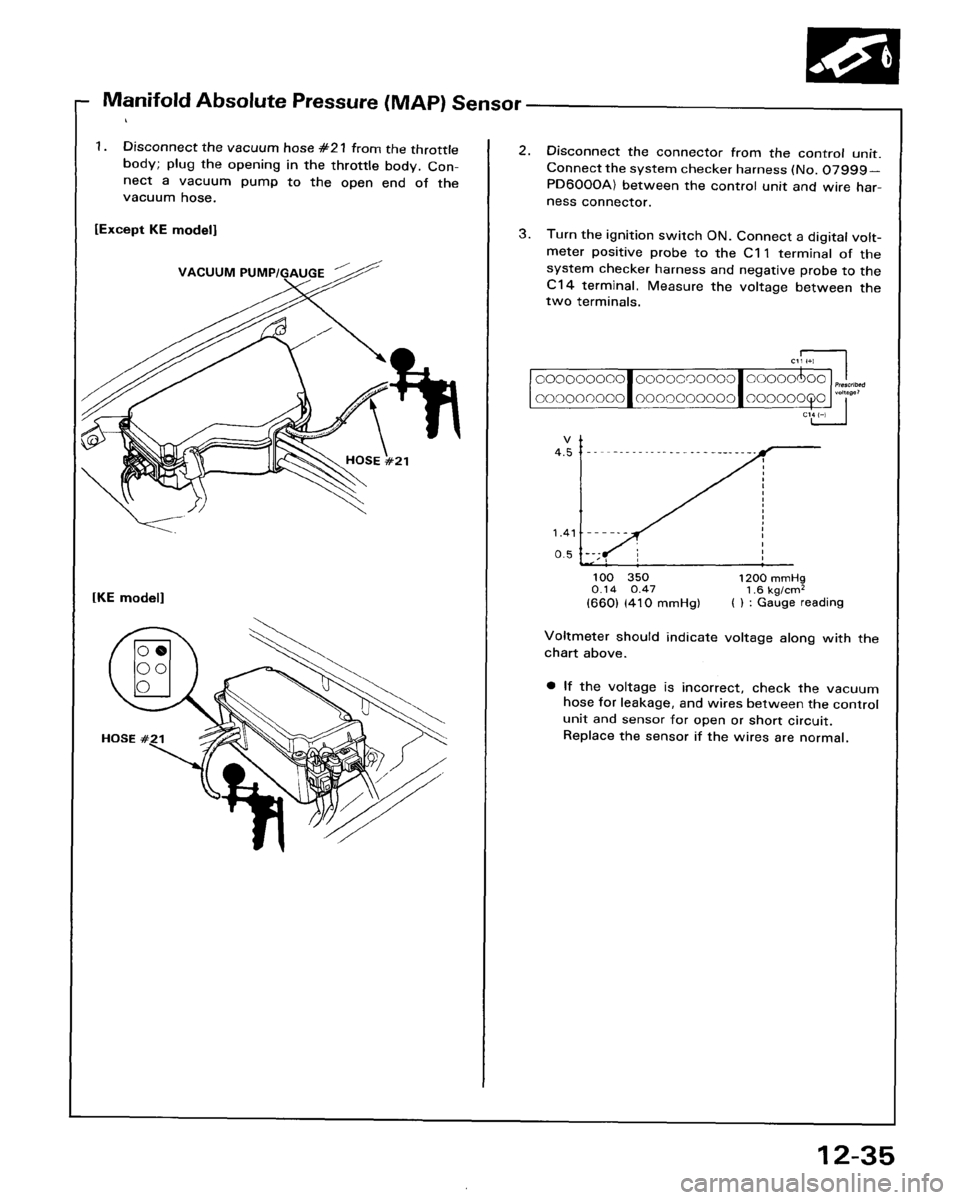 HONDA ACCORD 1986 CA / 3.G Workshop Manual 