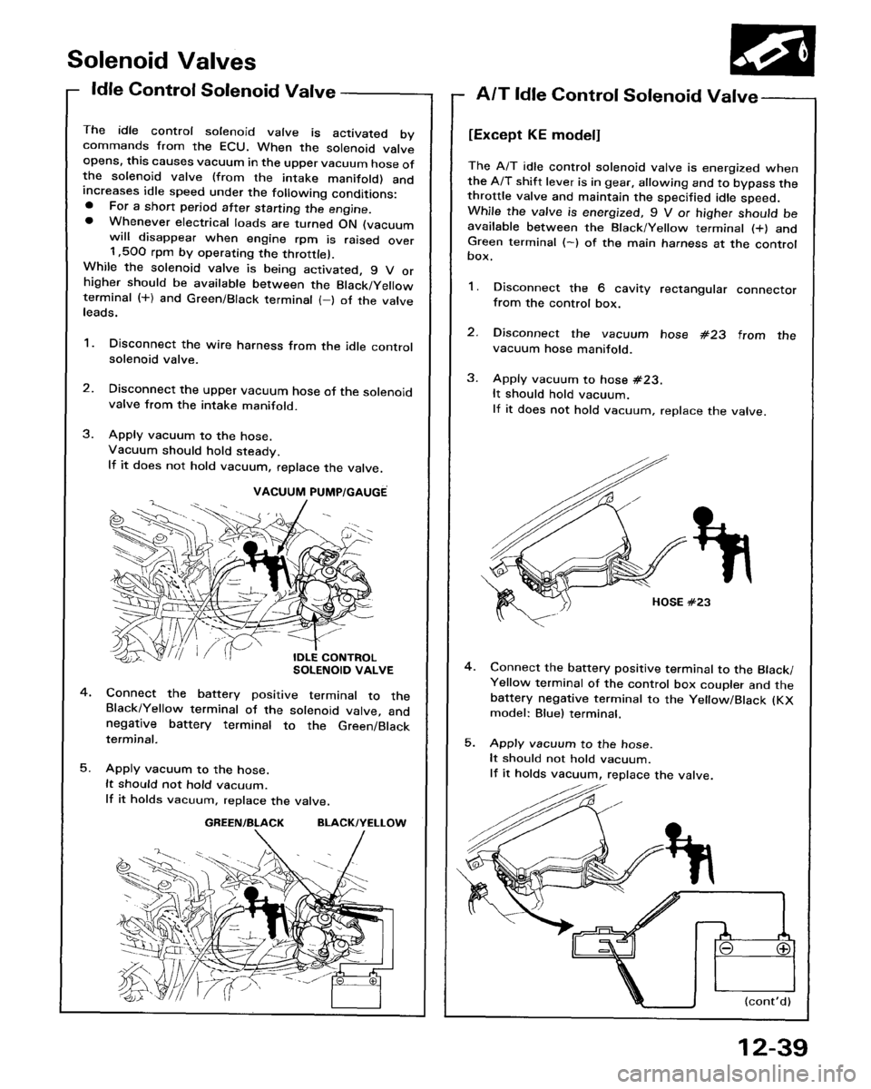 HONDA ACCORD 1986 CA / 3.G Workshop Manual 