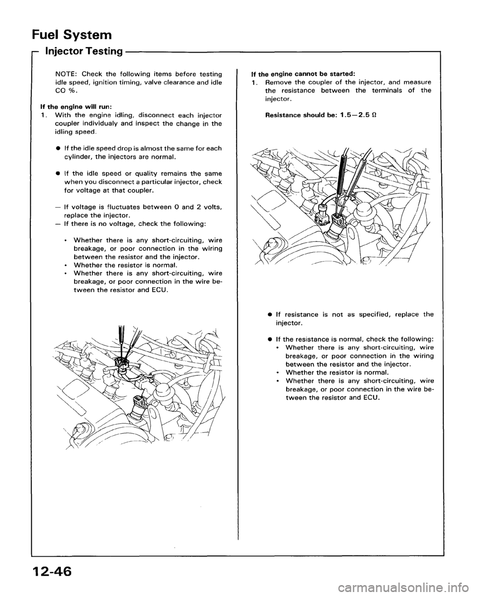 HONDA ACCORD 1986 CA / 3.G Workshop Manual 