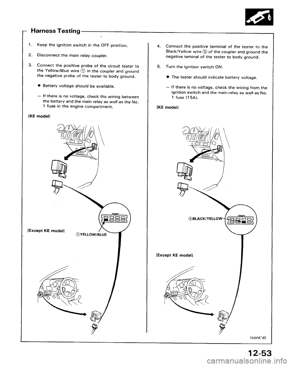 HONDA ACCORD 1986 CA / 3.G Workshop Manual 