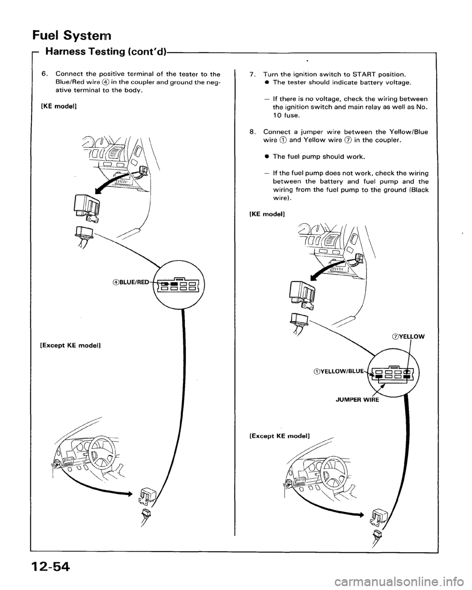 HONDA ACCORD 1986 CA / 3.G Workshop Manual 