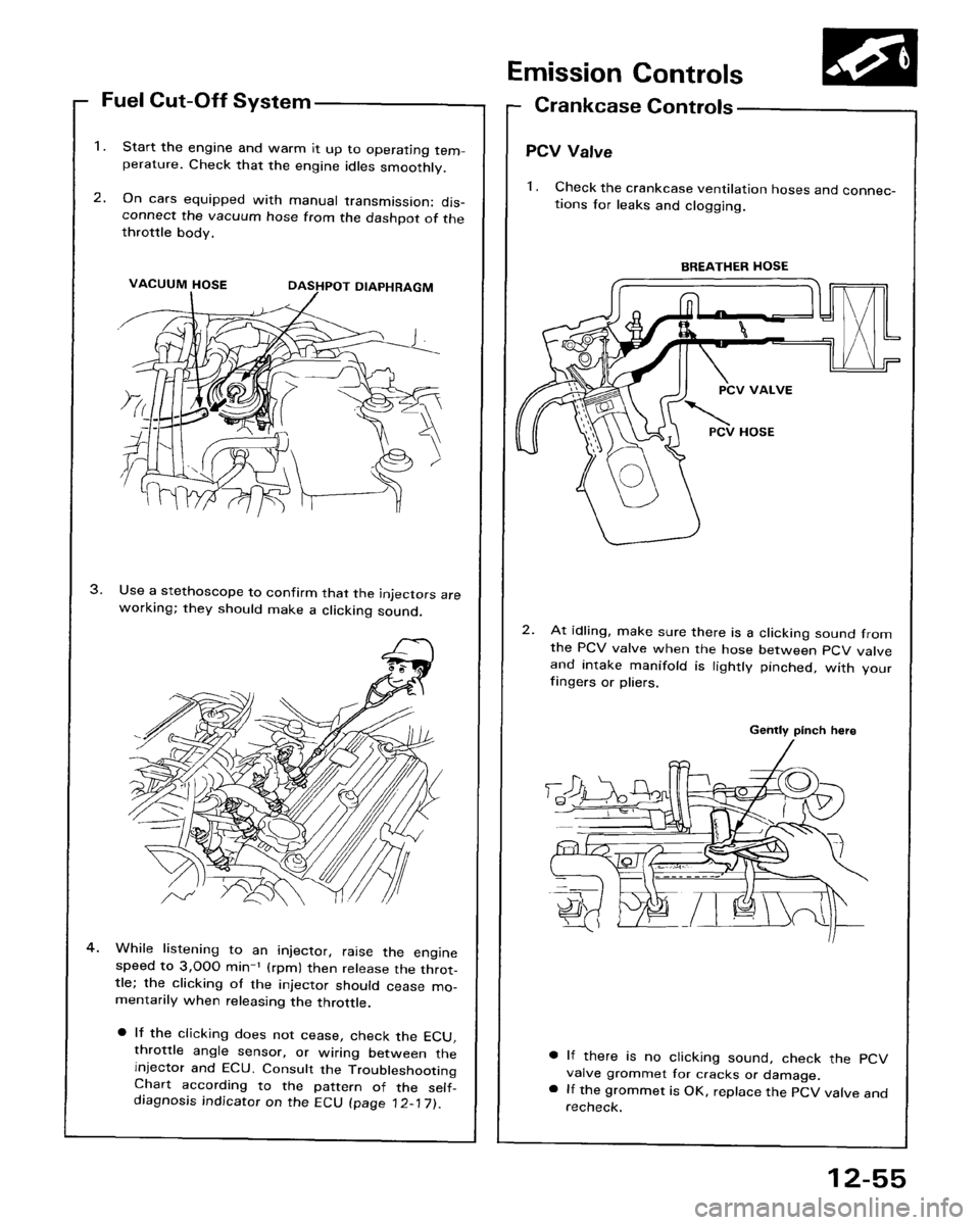 HONDA ACCORD 1986 CA / 3.G Workshop Manual 