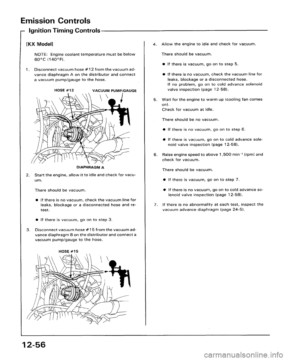 HONDA ACCORD 1986 CA / 3.G Workshop Manual 