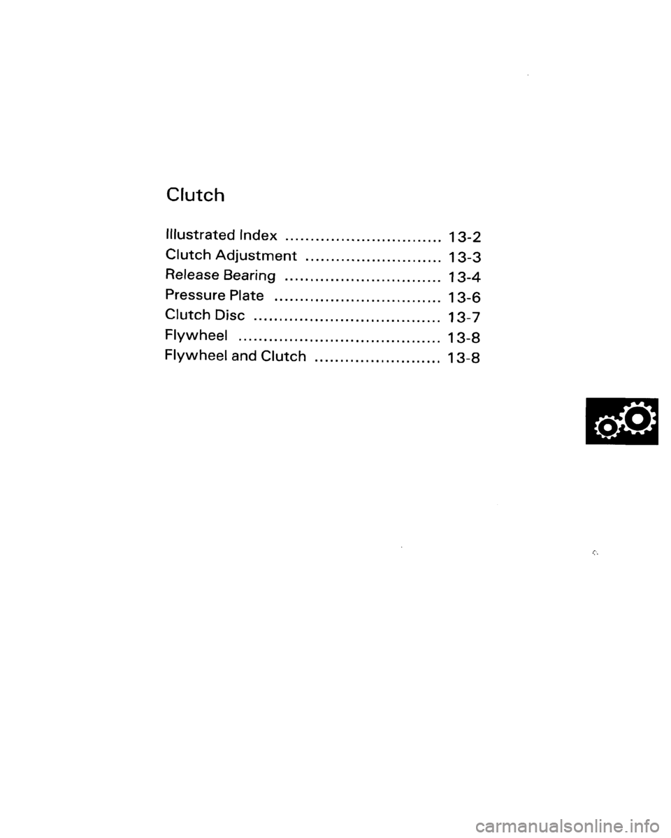 HONDA ACCORD 1986 CA / 3.G Workshop Manual 
