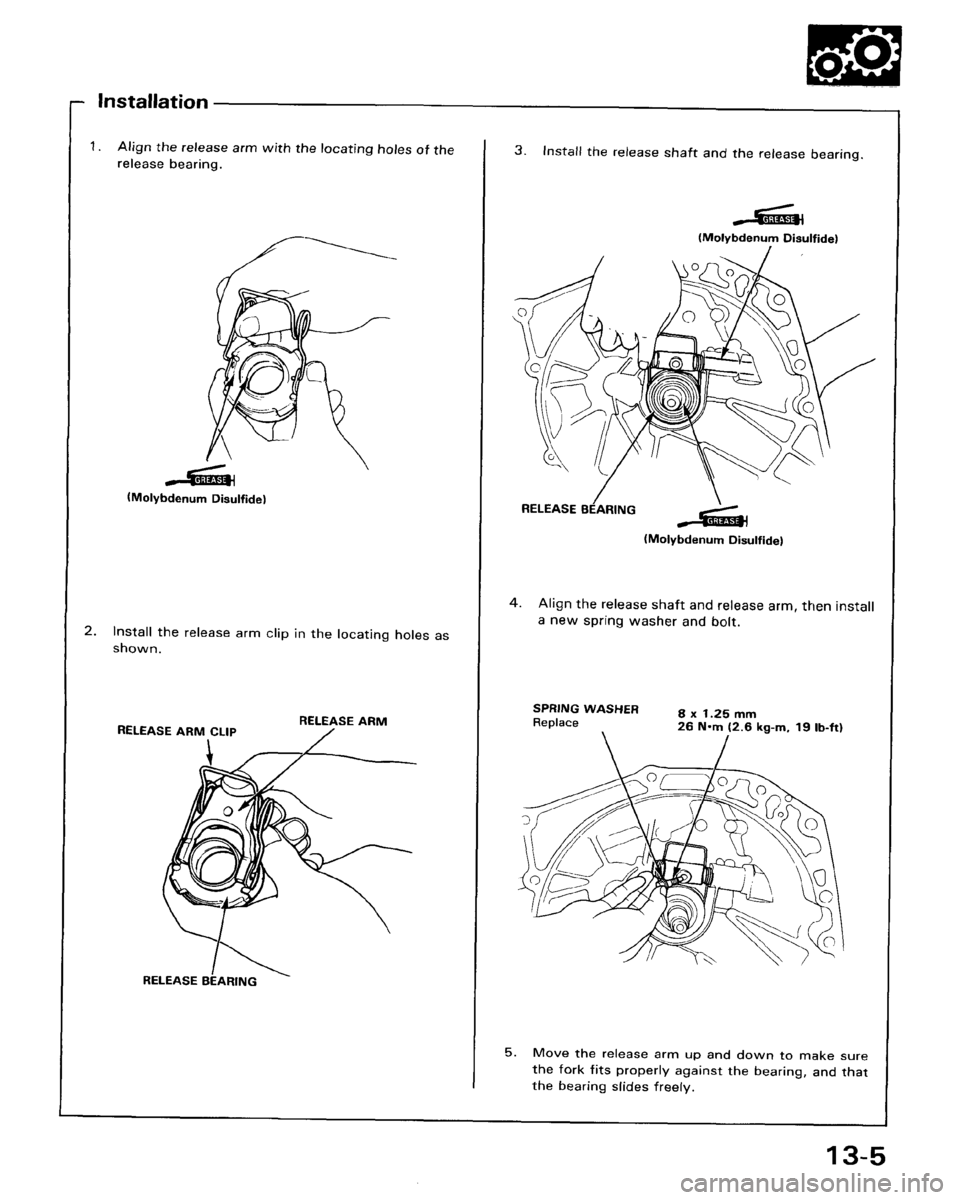 HONDA ACCORD 1986 CA / 3.G Workshop Manual 
